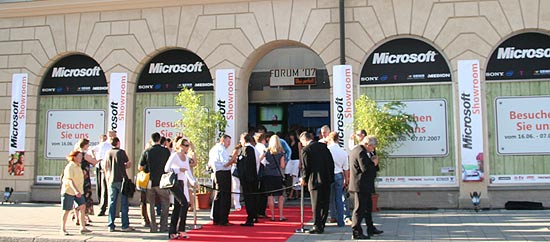 Microsoft Showroom München ab 16.06.2007 (Foto: MartiN Schmitz)